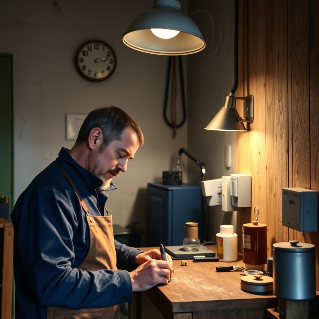 atelier de alarme maison (illustration)